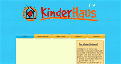 Desktop Screenshot of kinderhaus.org