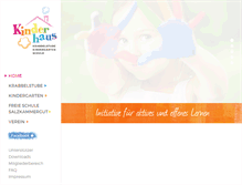 Tablet Screenshot of kinderhaus.at